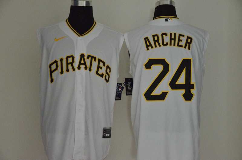 Pirates 24 Chris Archer White Nike Cool Base Sleeveless Jersey,We sell and wholesale Pirates 24 Chris Archer White Nike Cool Base Sleeveless Jersey on line form chian!